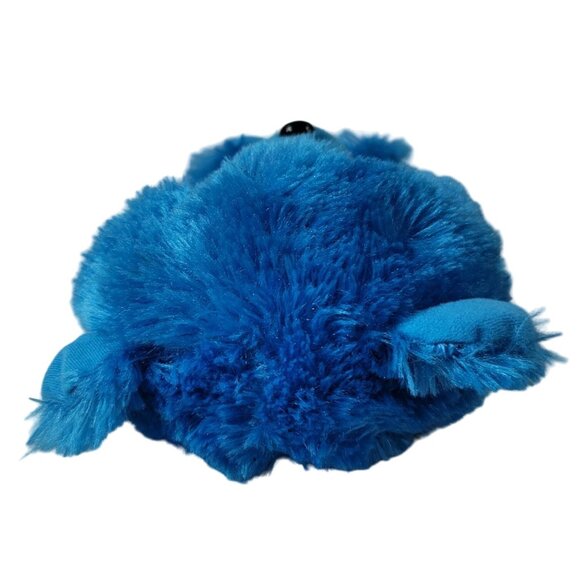 2/$15 Classic Toy Big Head Wolf Bear Plush Blue 10" Fluffy Stuffed Tag Removed - Picture 4 of 9